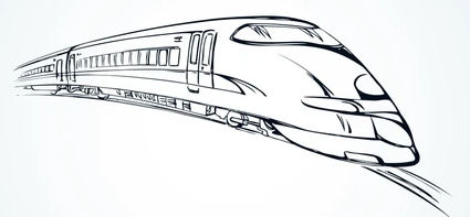 EM Train Drawing